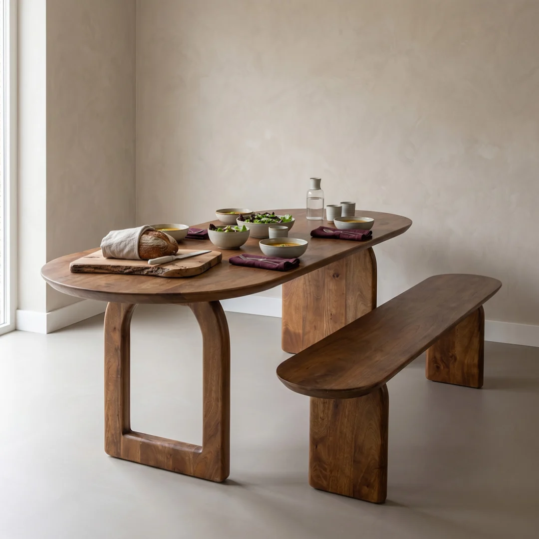 Eettafel Tirero Mangohout - Afbeelding 9