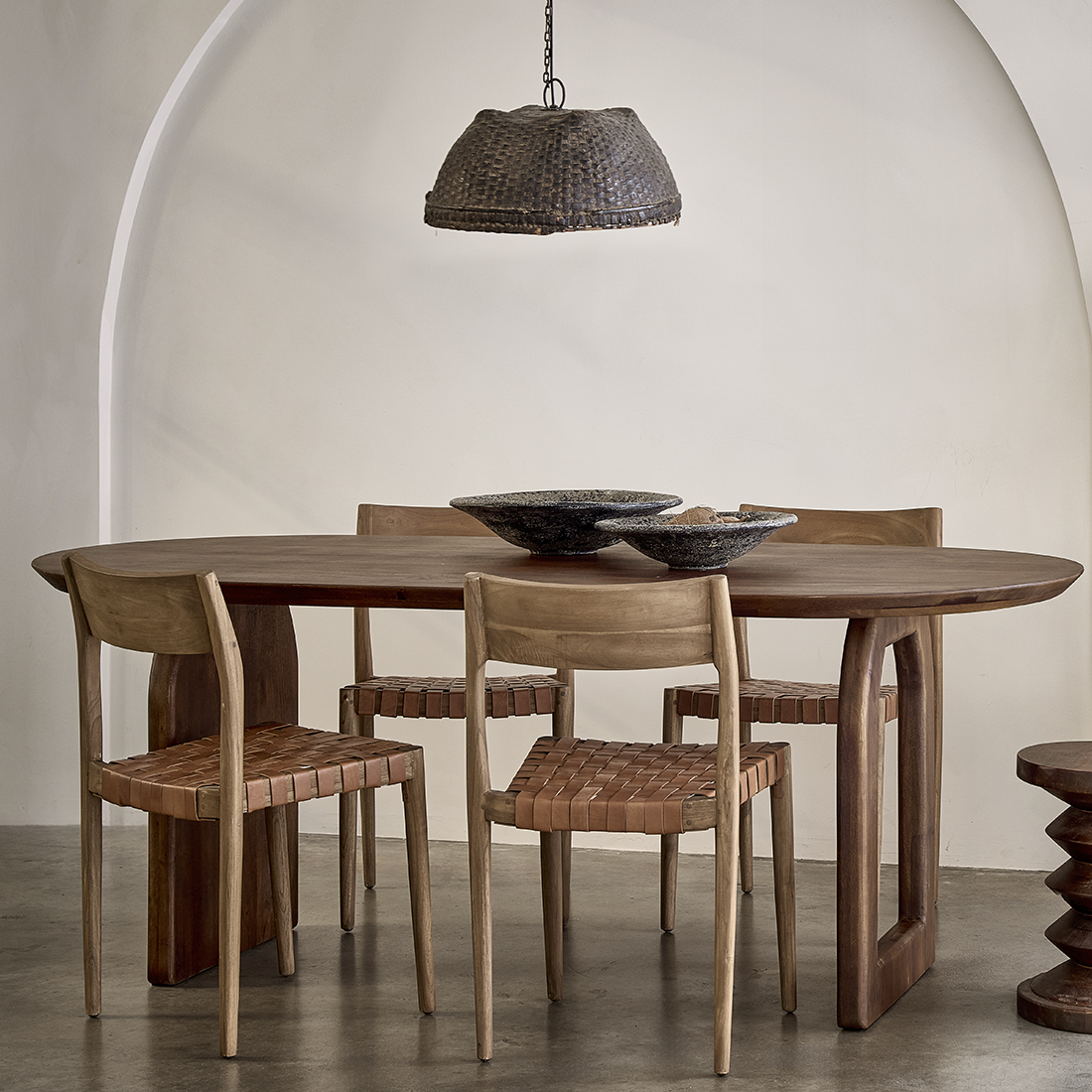 Eettafel Zaardon Mangohout - Afbeelding 4