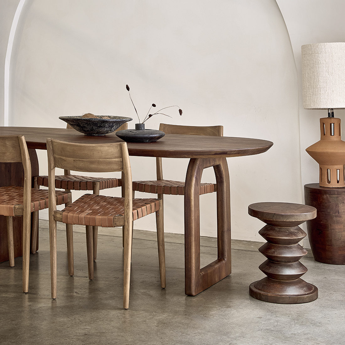 Eettafel Zaardon Mangohout - Afbeelding 6