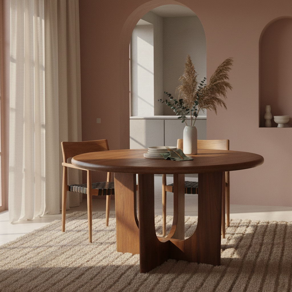 Eettafel Beensano Mangohout 120 cm - Afbeelding 2
