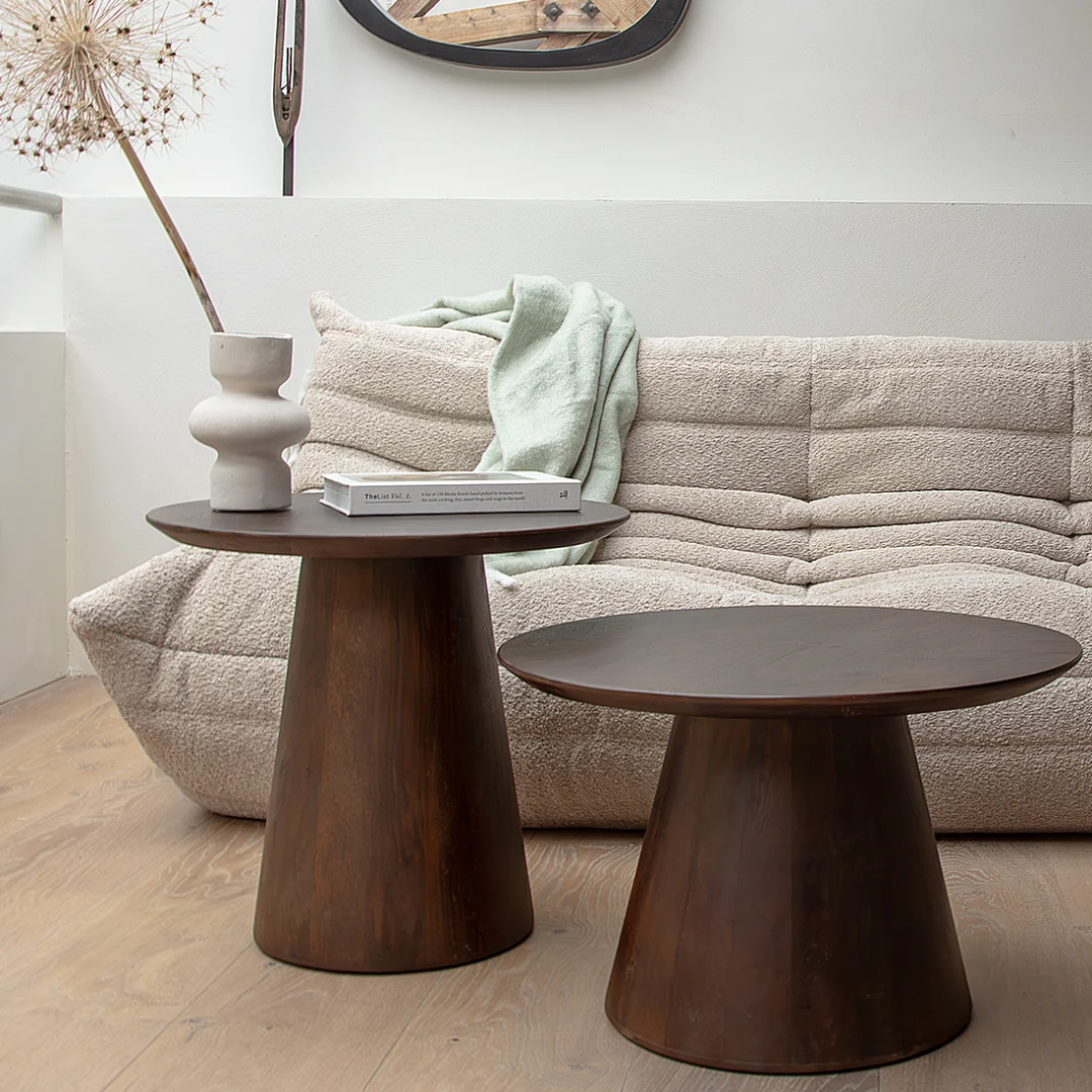 Bijzettafel Miami Mangohout 50 cm - Afbeelding 3