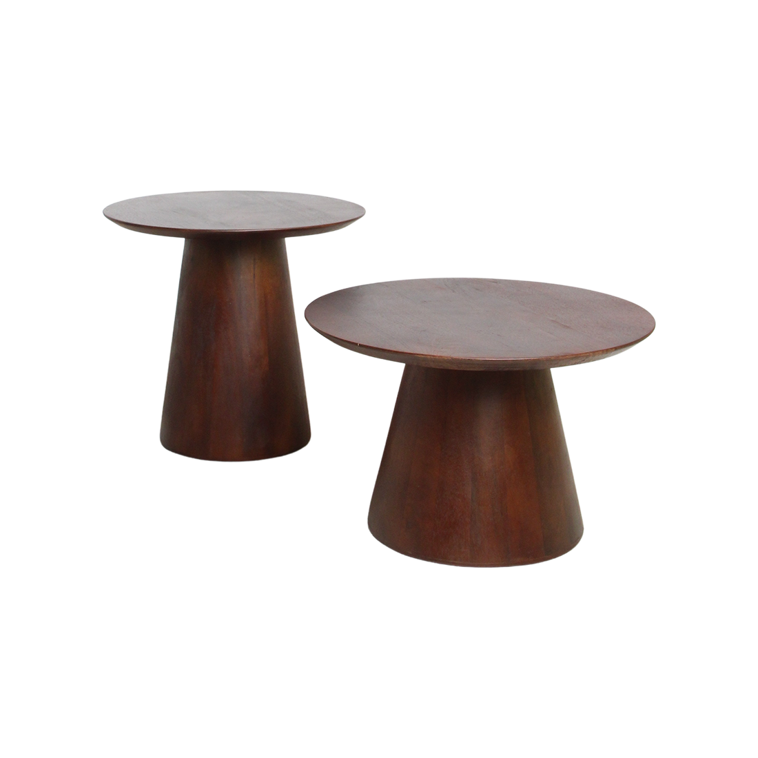 Bijzettafel Jaaltun Mangohout 55 cm - Afbeelding 8