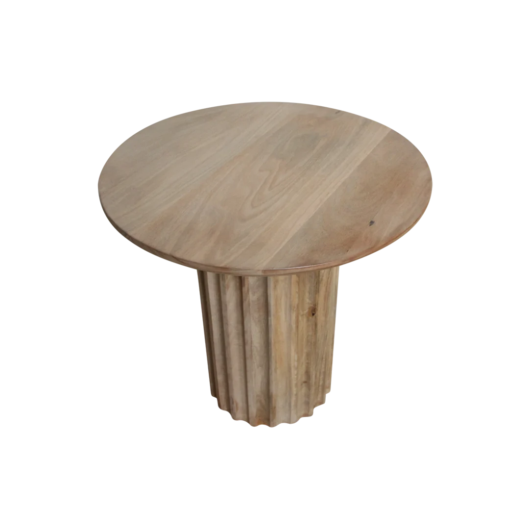 Bijzettafel Cessik Mangohout 50 cm - Afbeelding 3