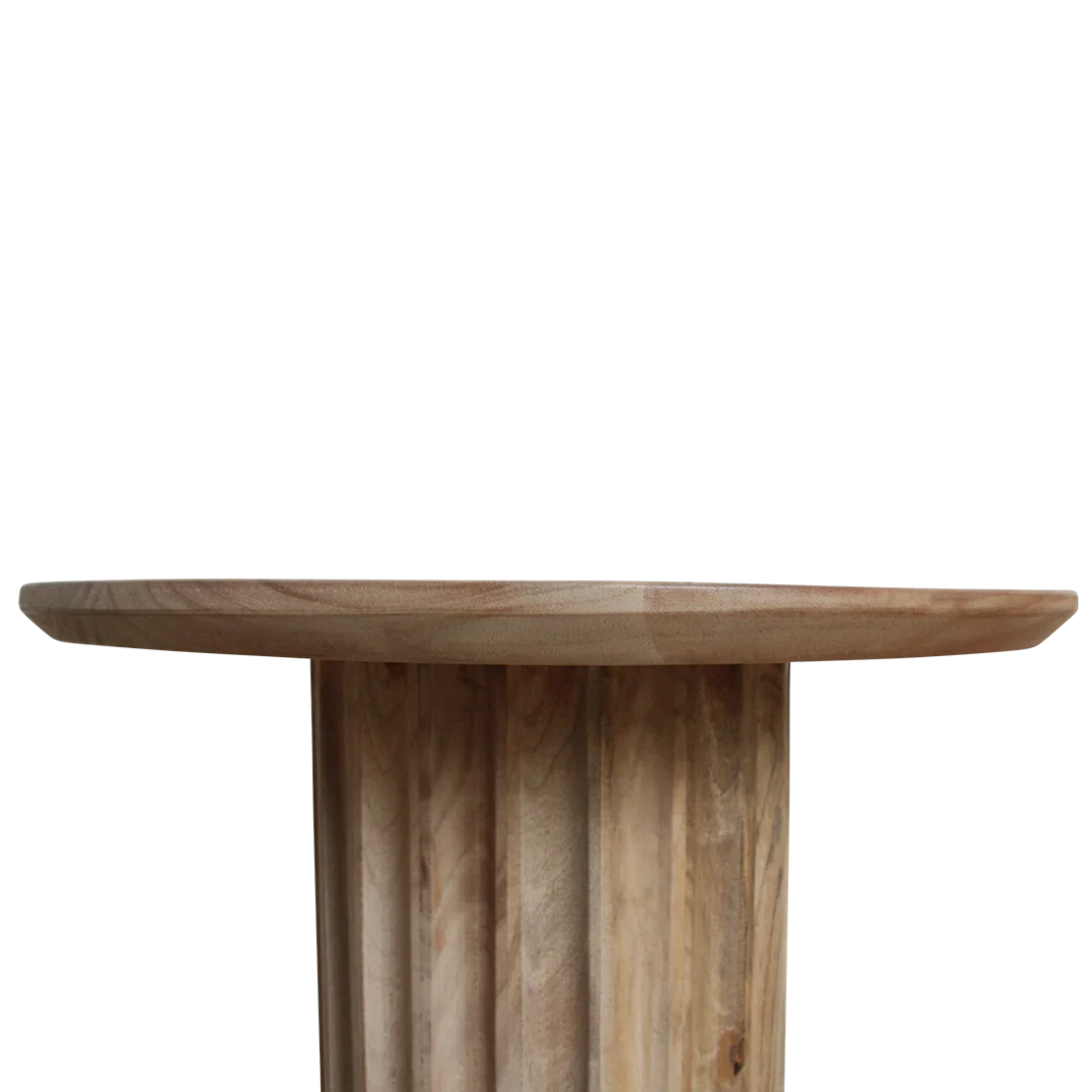 Bijzettafel Cessik Mangohout 50 cm - Afbeelding 7