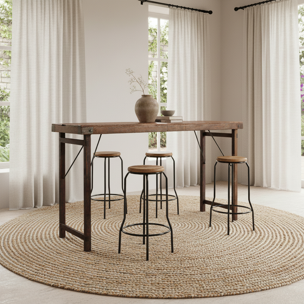 Bartafel Sleirmek Hout 170x60 cm - Afbeelding 2