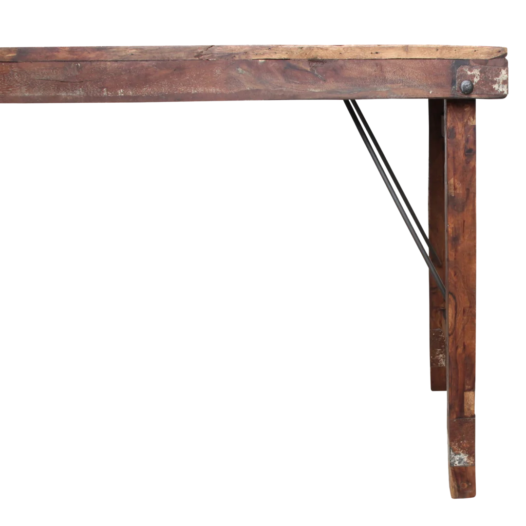 Eettafel Kielvond Hout 173x60 cm - Afbeelding 4