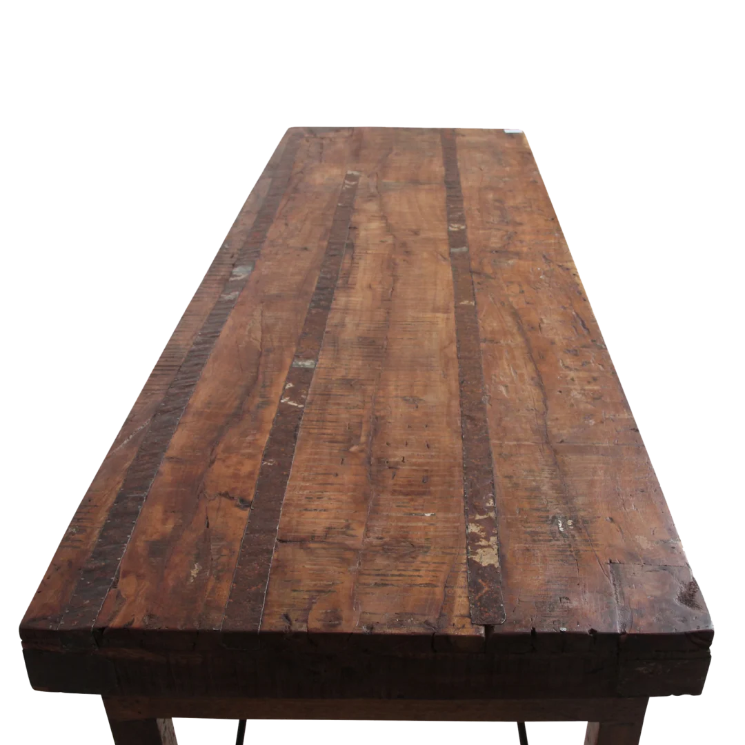 Eettafel Kielvond Hout 173x60 cm - Afbeelding 5