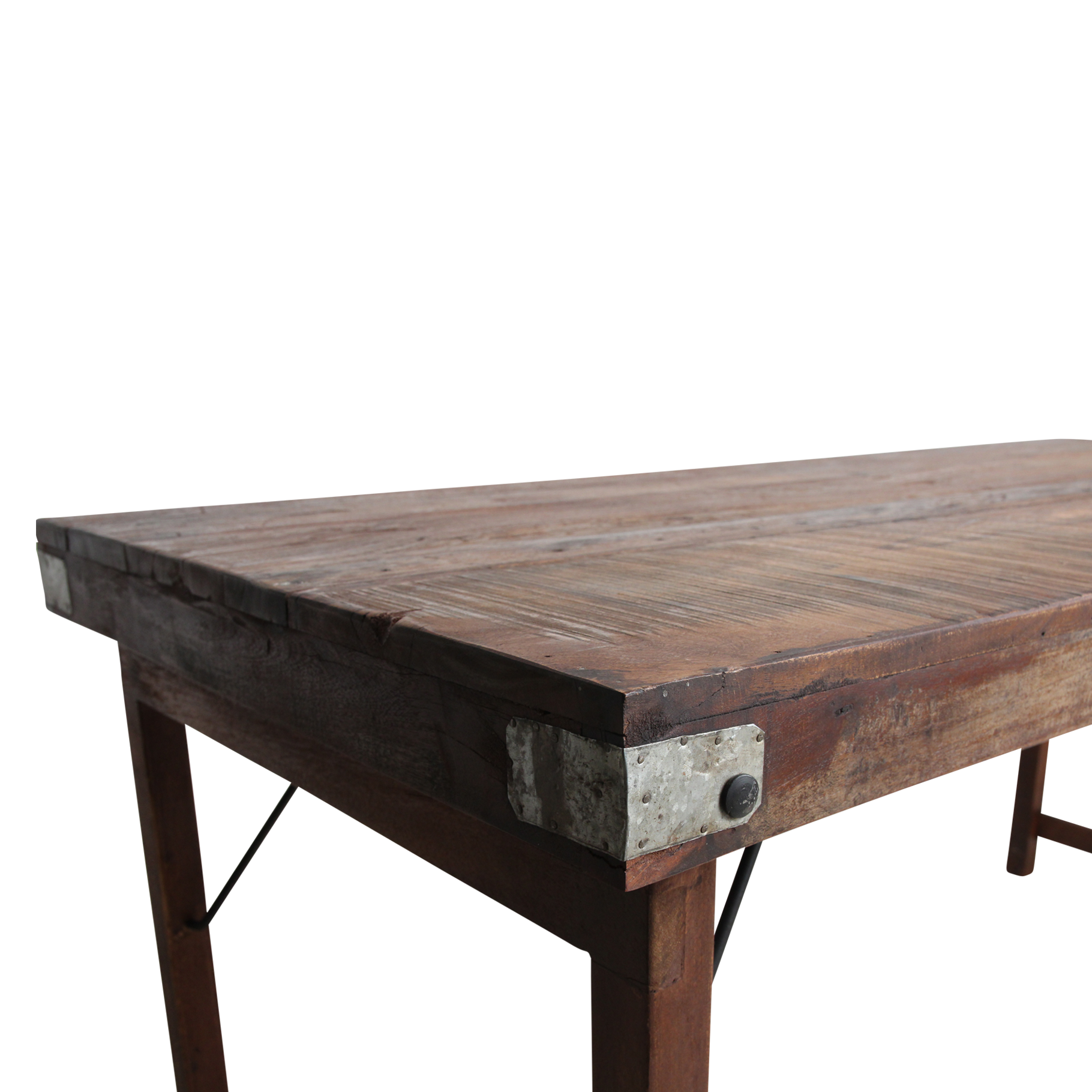 Eettafel Flovia Hout 165x75 cm - Afbeelding 3