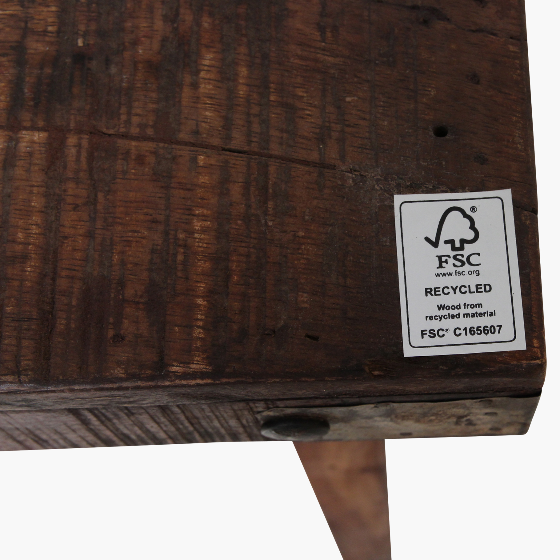 Eettafel Flovia Hout 165x75 cm - Afbeelding 7