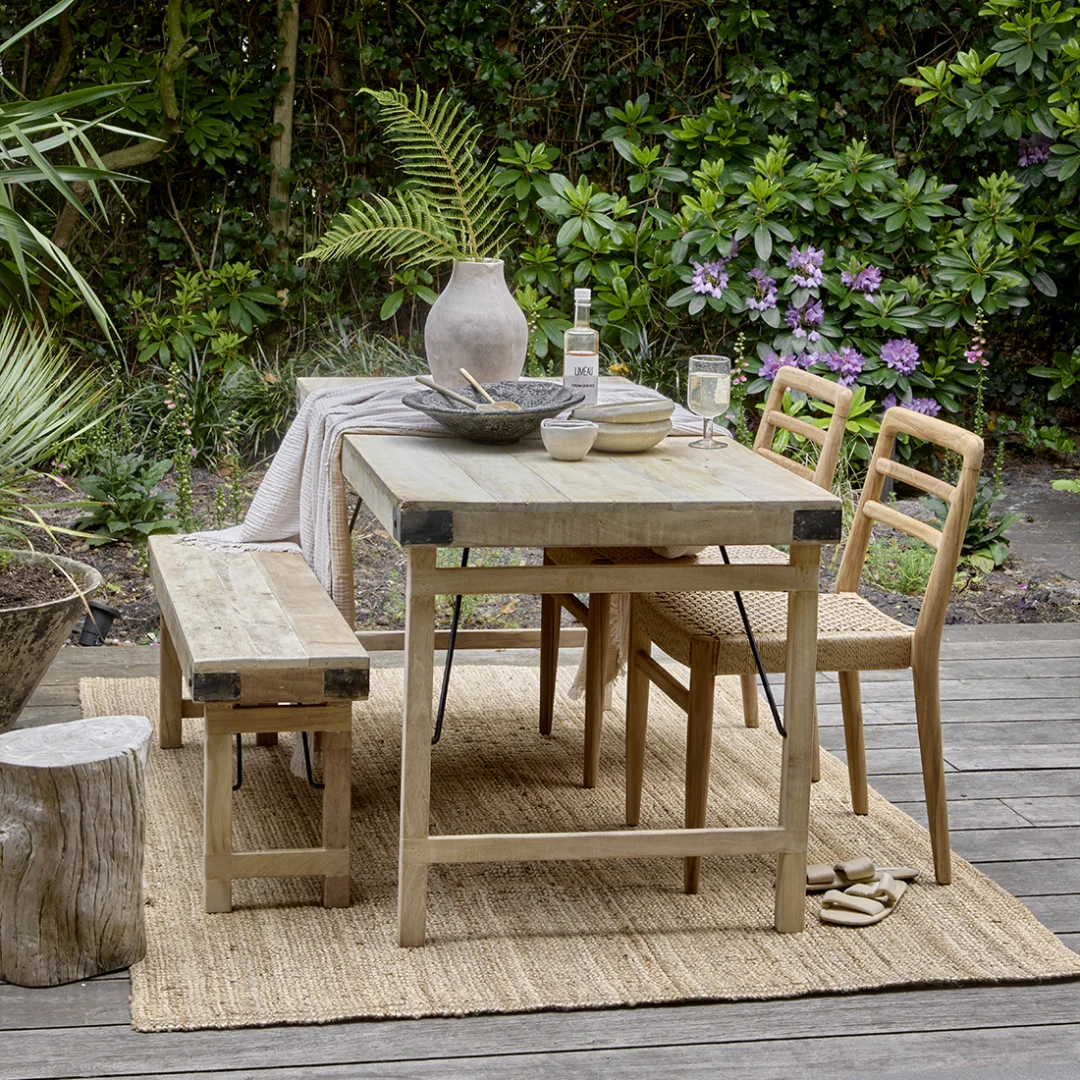 Eettafel Jaalvin Hout - Afbeelding 2