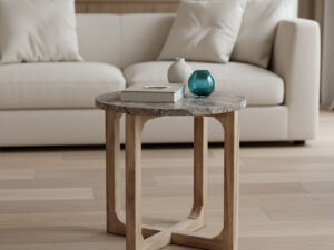 Bijzettafel Geidum Mangohout 50 cm
