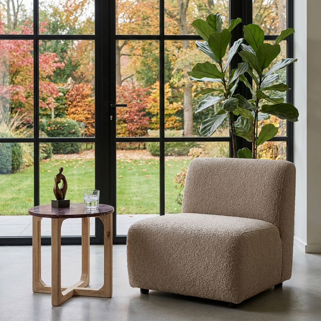 Bijzettafel Dodel Mangohout 50 cm - Afbeelding 8