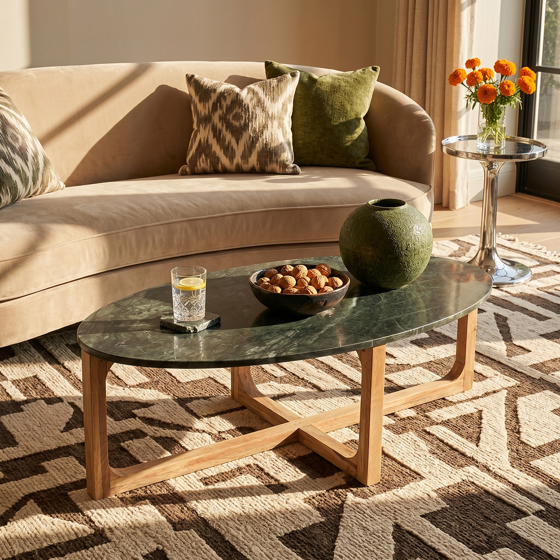 Salontafel Vasino Marmer 120x60 cm - Afbeelding 4