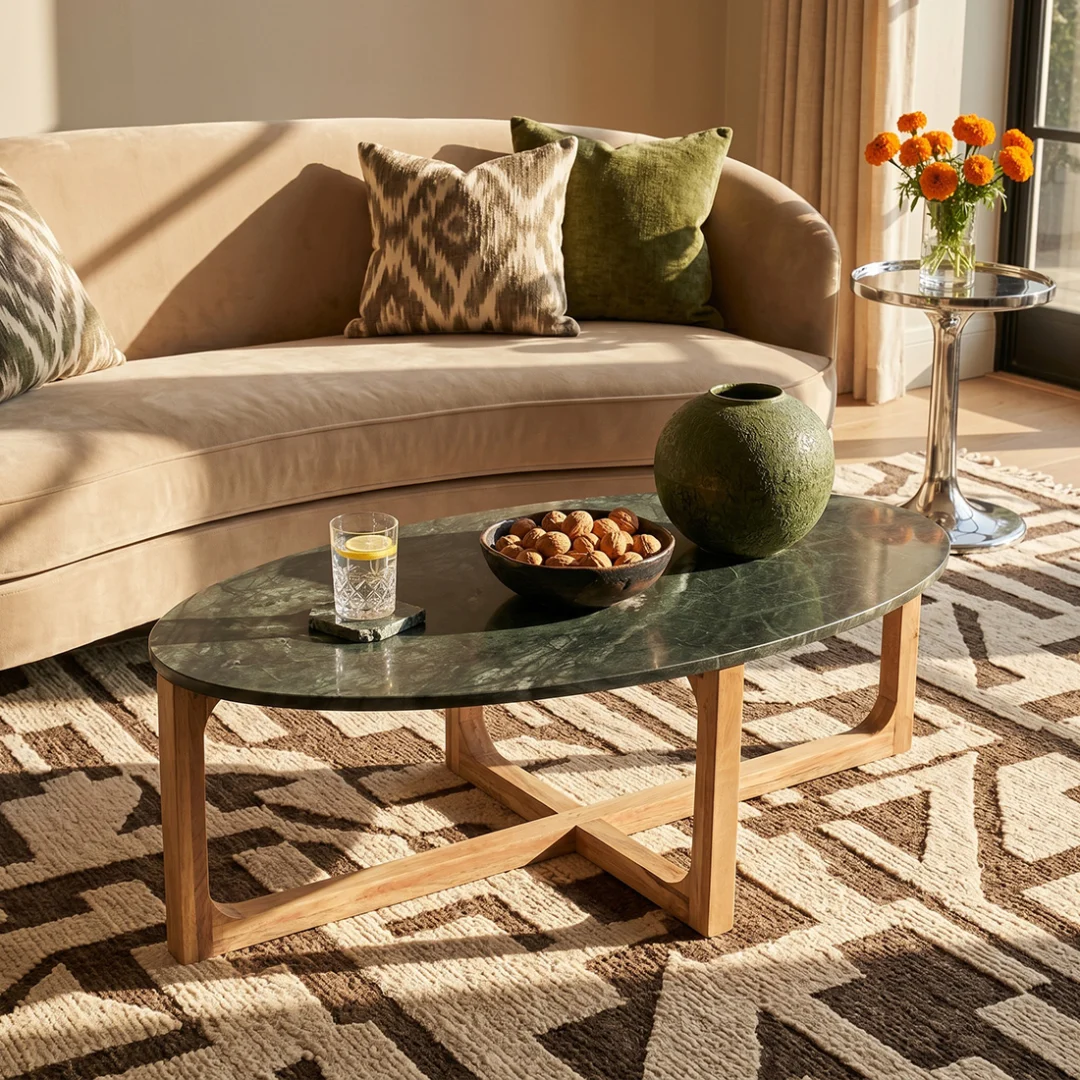 Salontafel Vasino Marmer 120x60 cm - Afbeelding 4