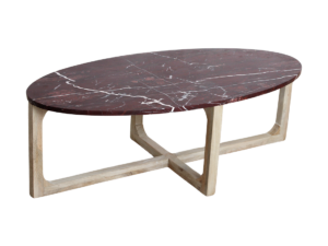 Salontafel Slaubir Mangohout 65 cm