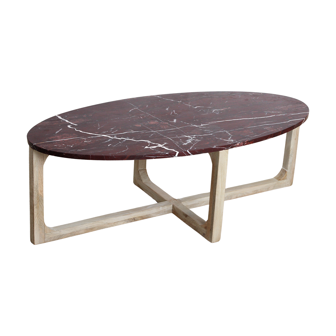 Salontafel Slaubir Mangohout 65 cm