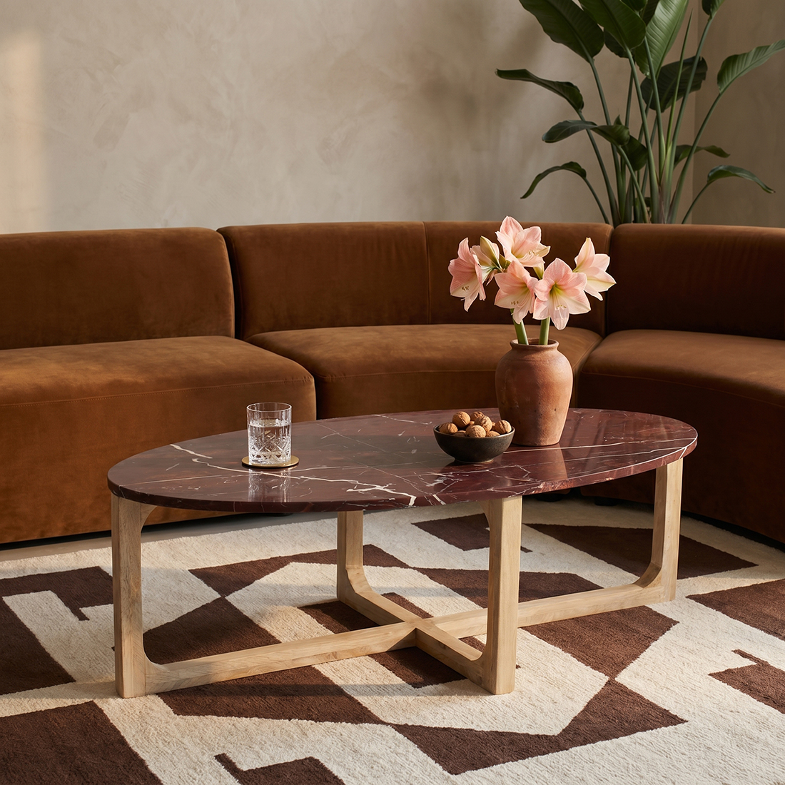 Salontafel Slaubir Mangohout 65 cm - Afbeelding 2