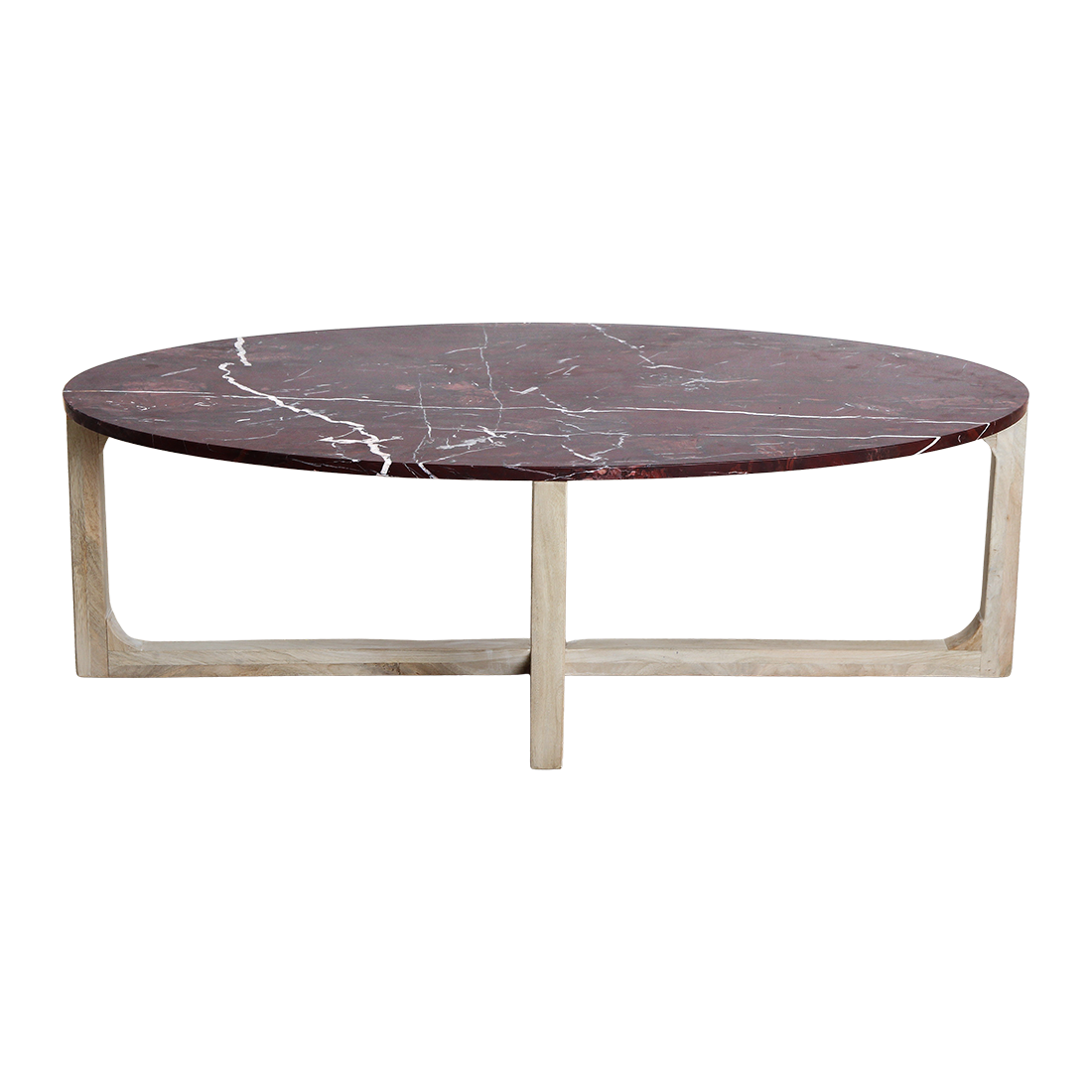 Salontafel Slaubir Mangohout 65 cm - Afbeelding 7