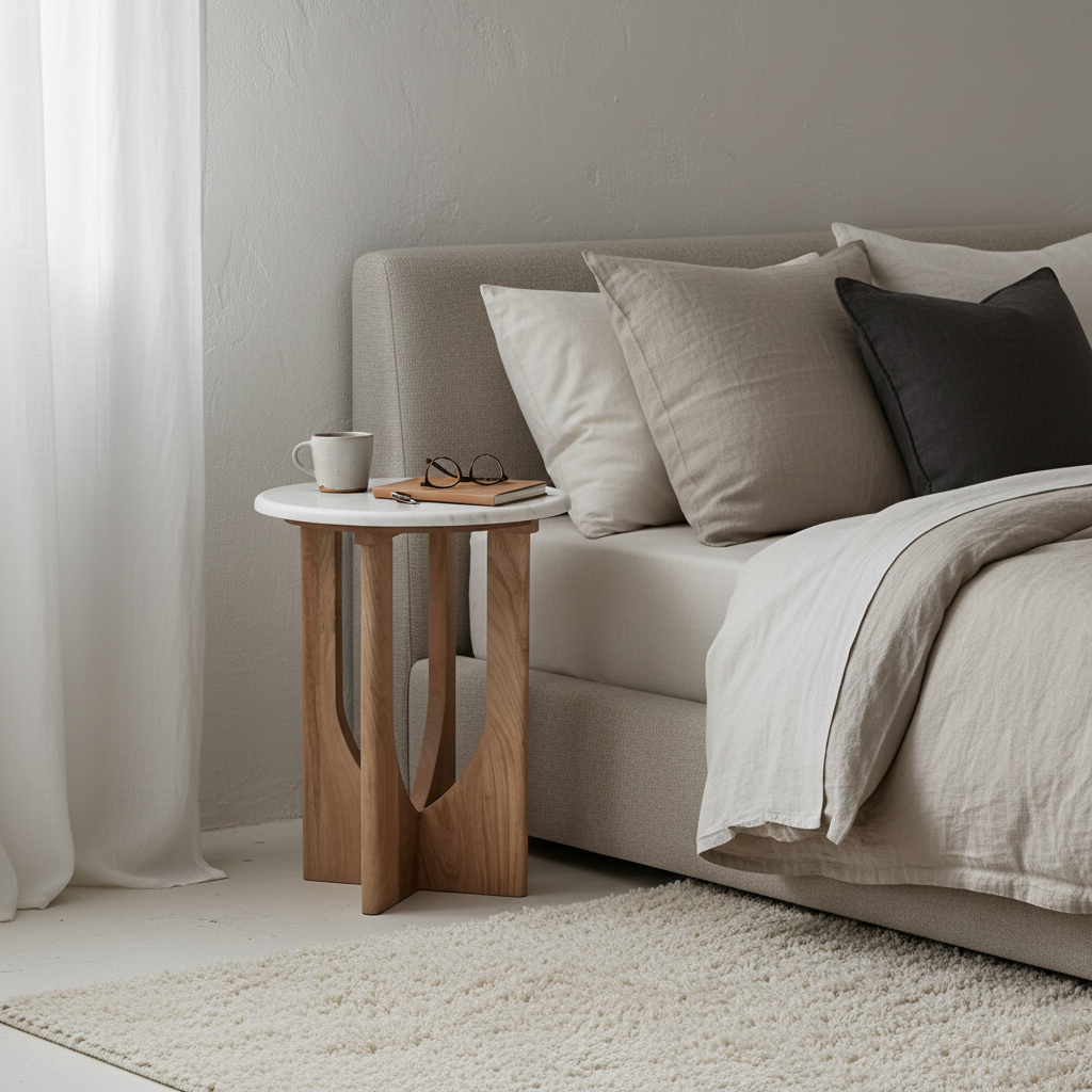 Bijzettafel Tootero Mangohout 50 cm - Afbeelding 5