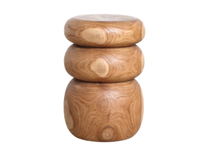Kruk Fleillos Teak Beige