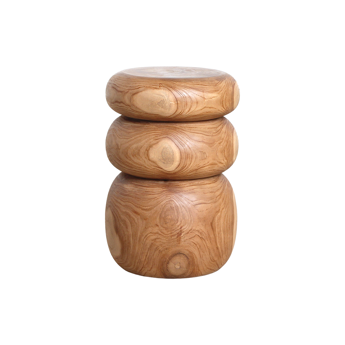 Kruk Fleillos Teak Beige