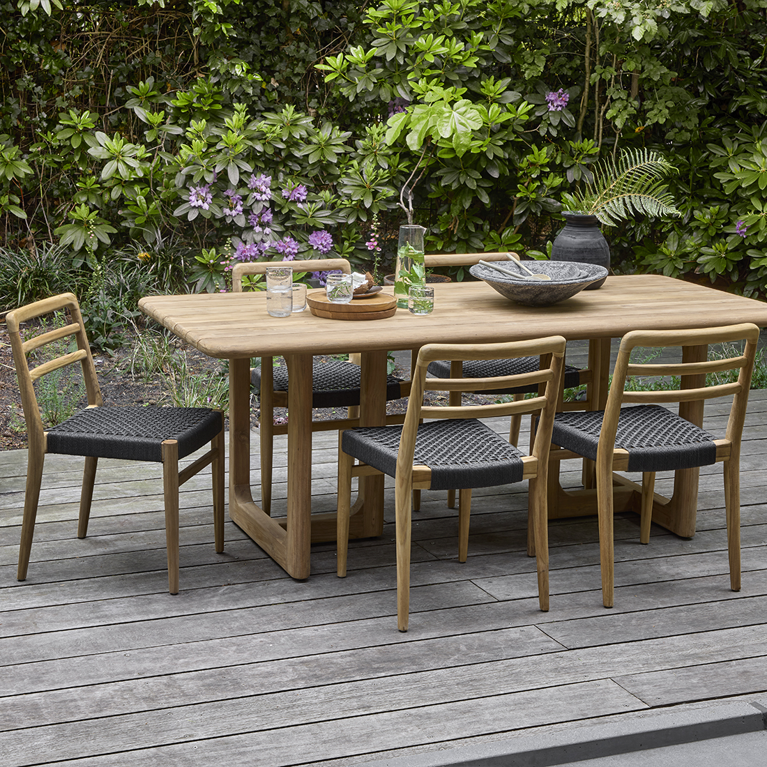 Tuintafel Rostik Teak 240 cm - Afbeelding 11