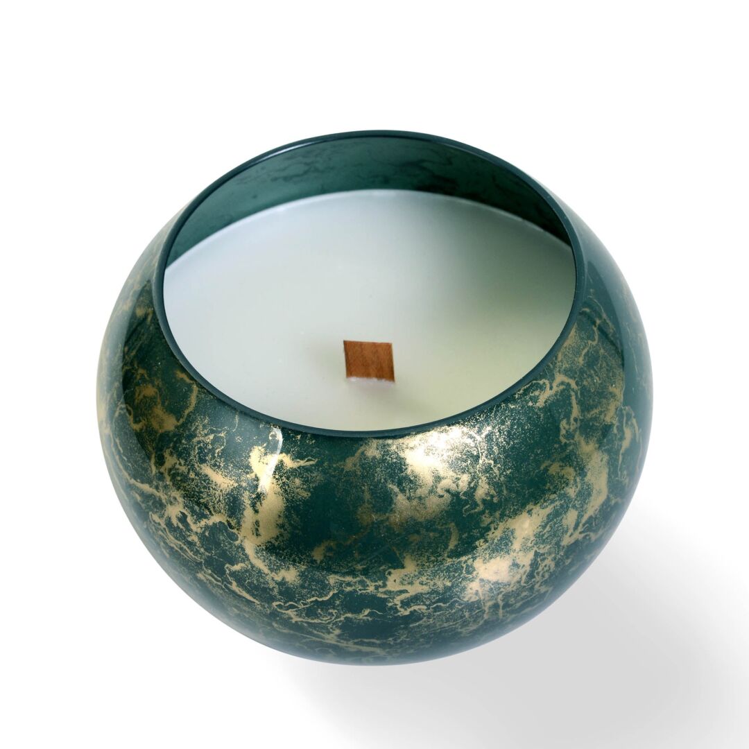 Geurkaars Zensum Glas Groen - Afbeelding 2