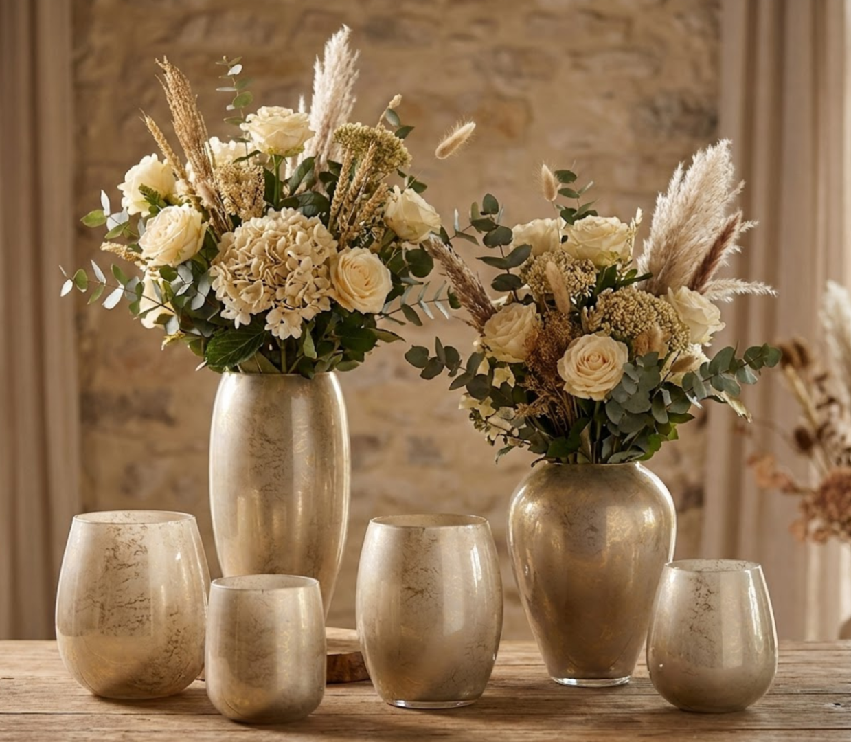 Vaas Rival Glas Beige - Afbeelding 3