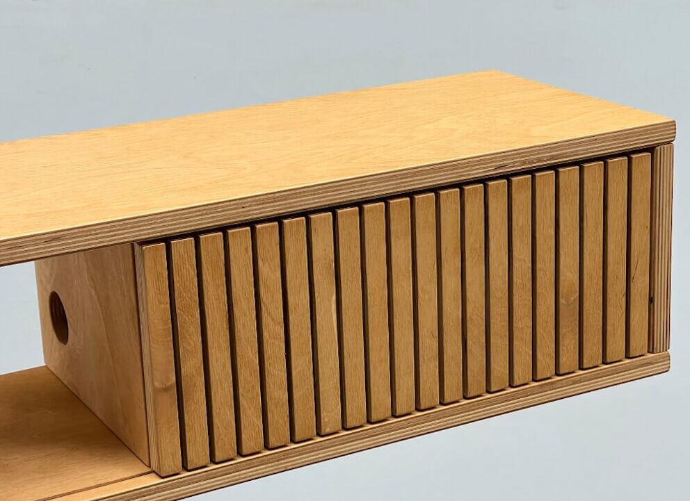 TV-meubel Flinsona Grijs 120 cm