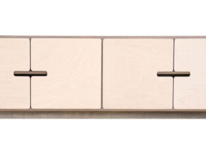 TV-meubel Buskane Wit 145 cm