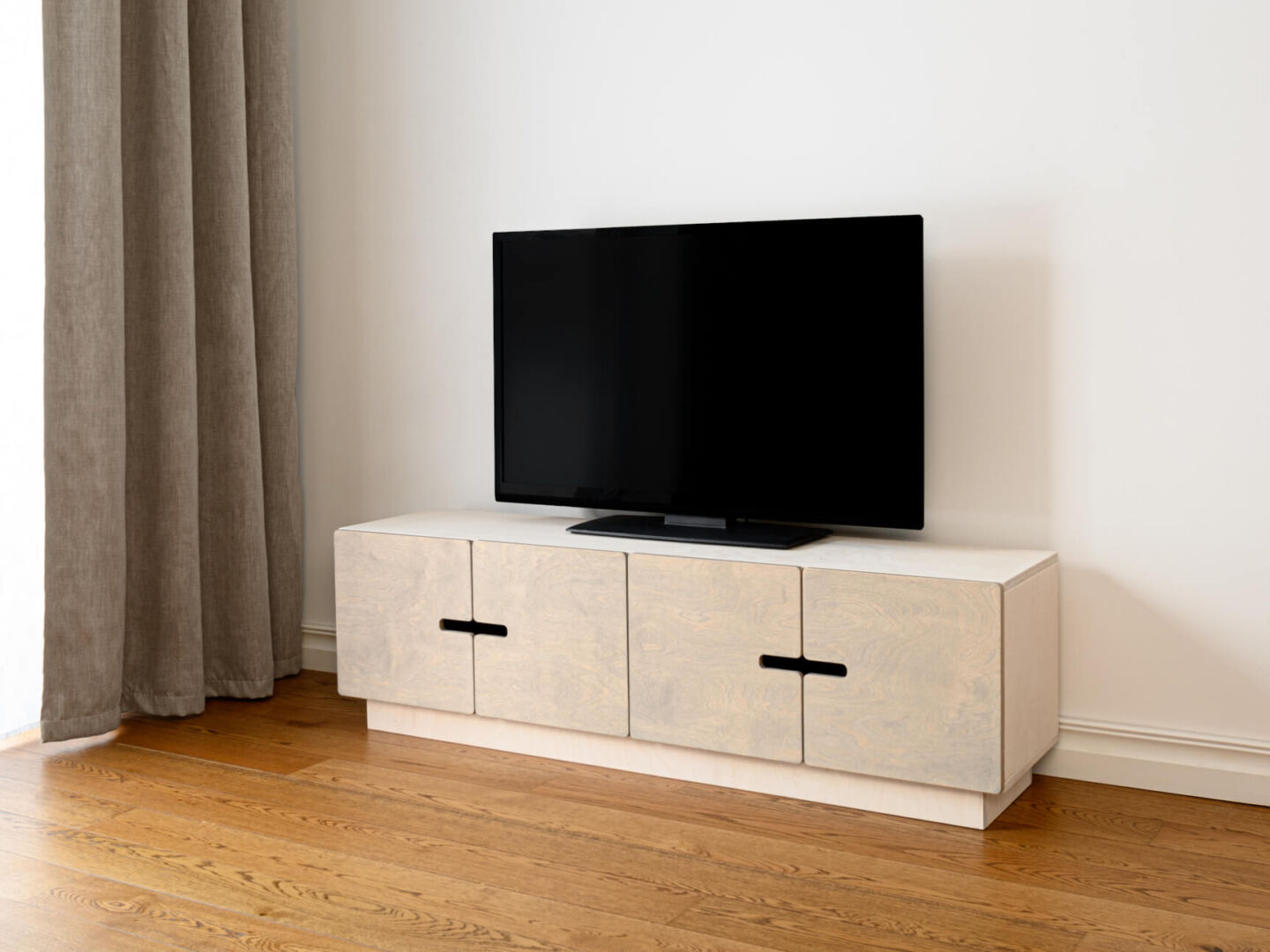 TV-meubel Raarmora Wit 145 cm