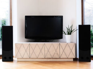 TV-meubel Flussi Grijs 145 cm