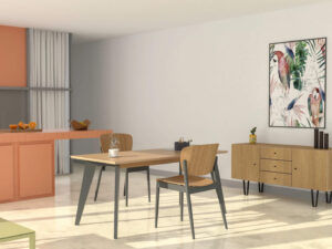 Eettafel Fatos Wit 70 cm