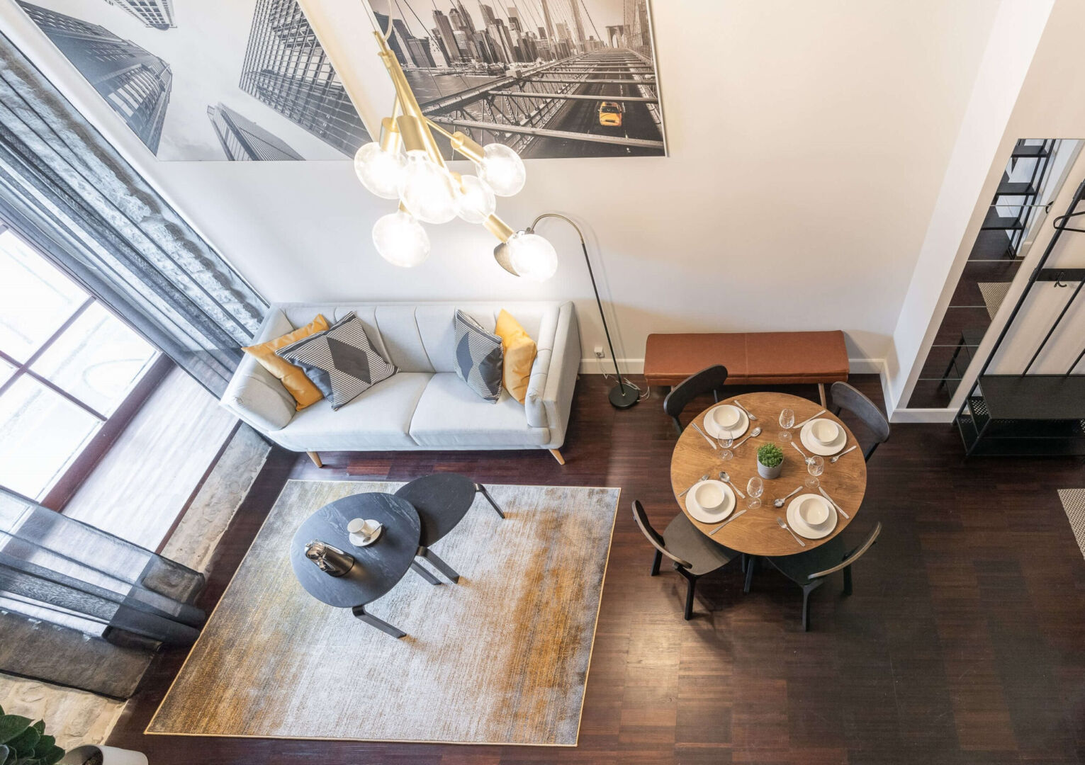 Eettafel Slaulesta Zwart 190 cm