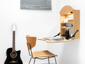 Wandbureau Gaunar Ø70 cm