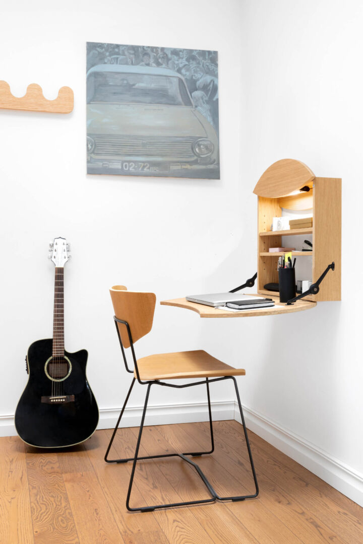 Wandbureau Gaunar Ø70 cm