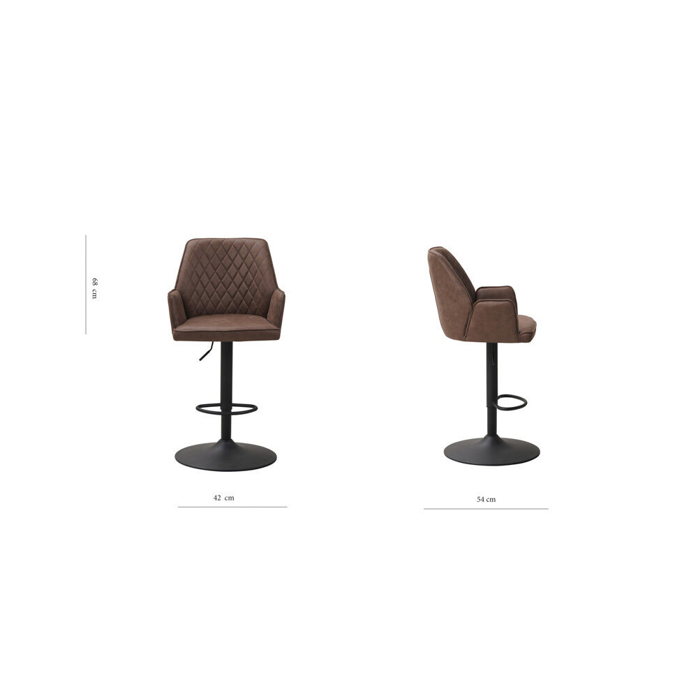Barkruk Cieldang Taupe - Afbeelding 6