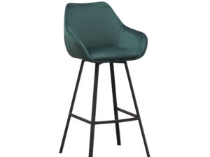 Barkruk Diltor Velvet Groen