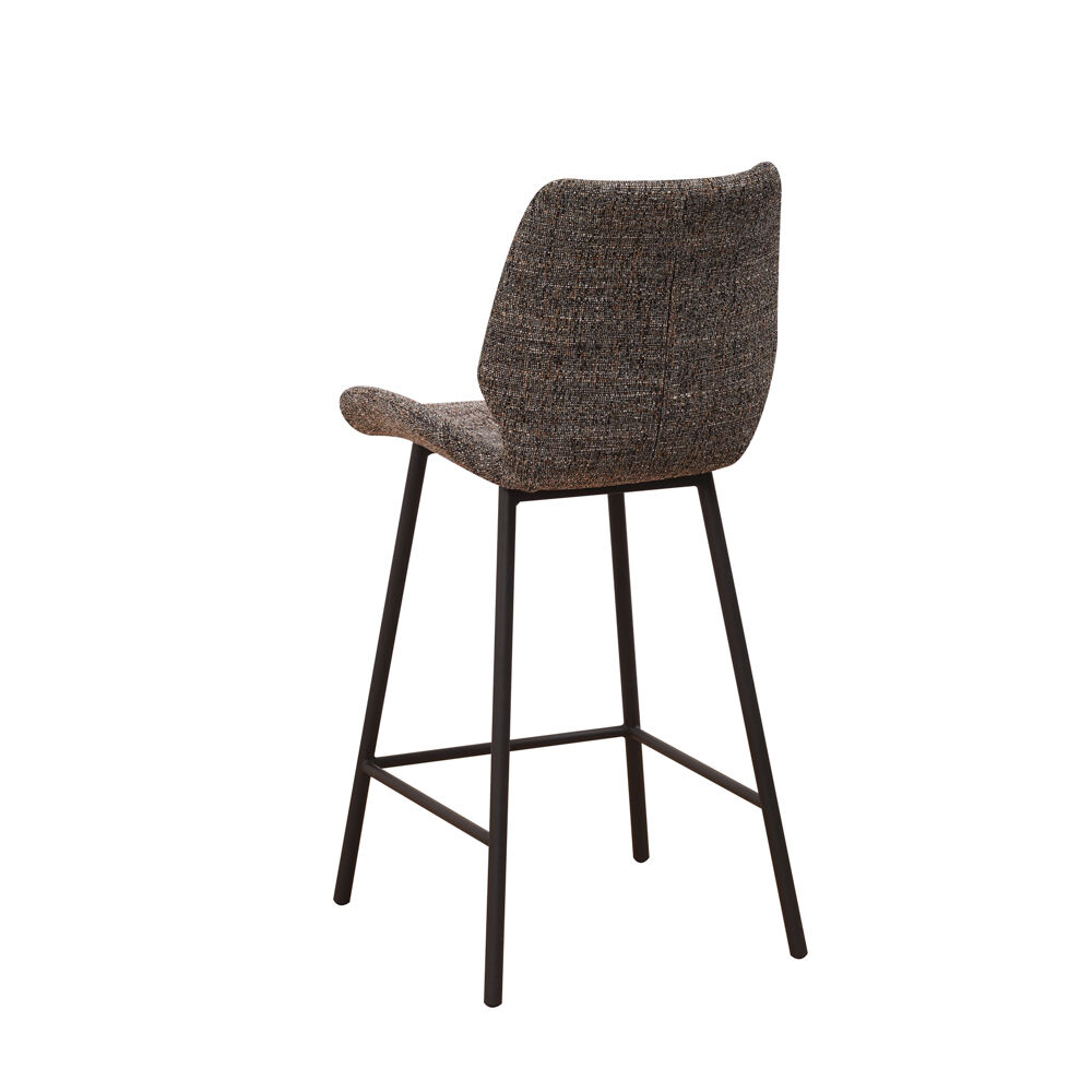 Barkruk Staustir Chenille Zwart - Afbeelding 4