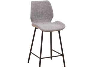 Barkruk Loorrum Chenille Zwart