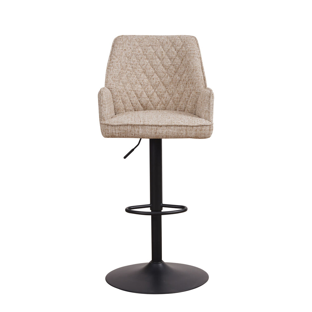 Barkruk Daassura Chenille Wit - Afbeelding 2