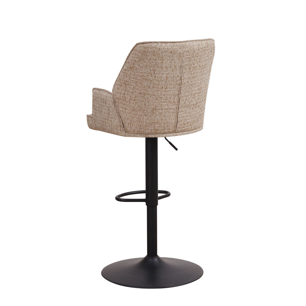 Barkruk Daassura Chenille Wit - Afbeelding 4