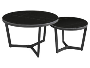 Salontafel Numaro Zwart Ø68,5 cm