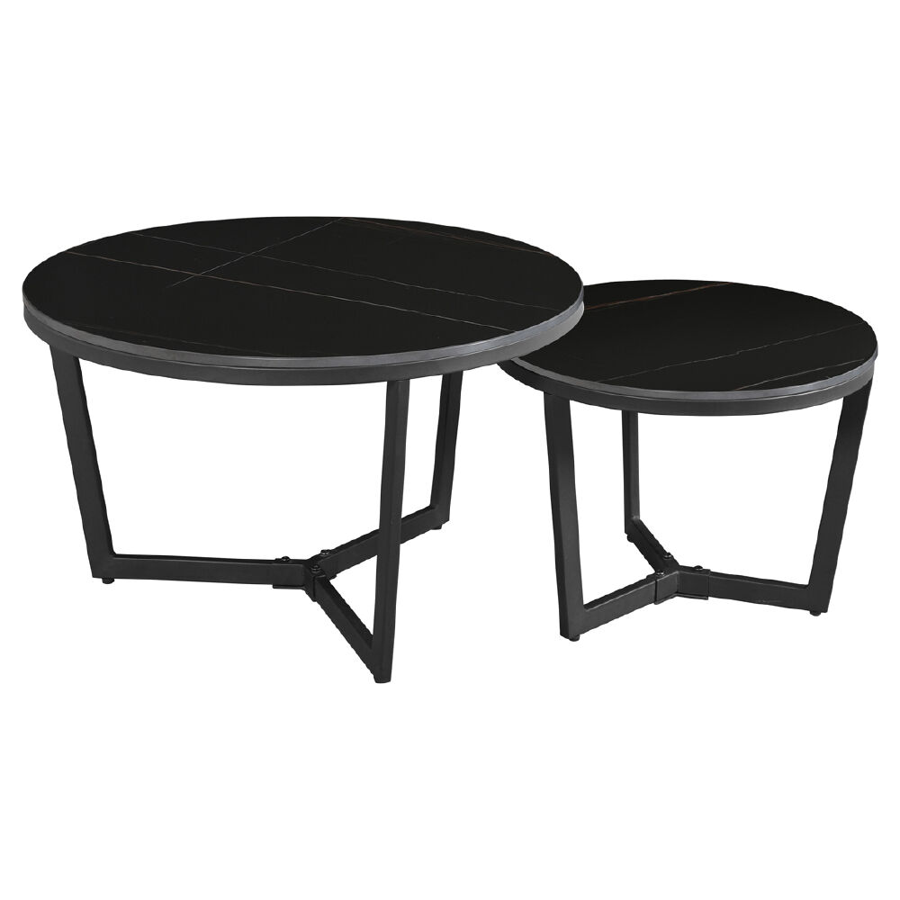 Salontafel Numaro Zwart Ø68,5 cm