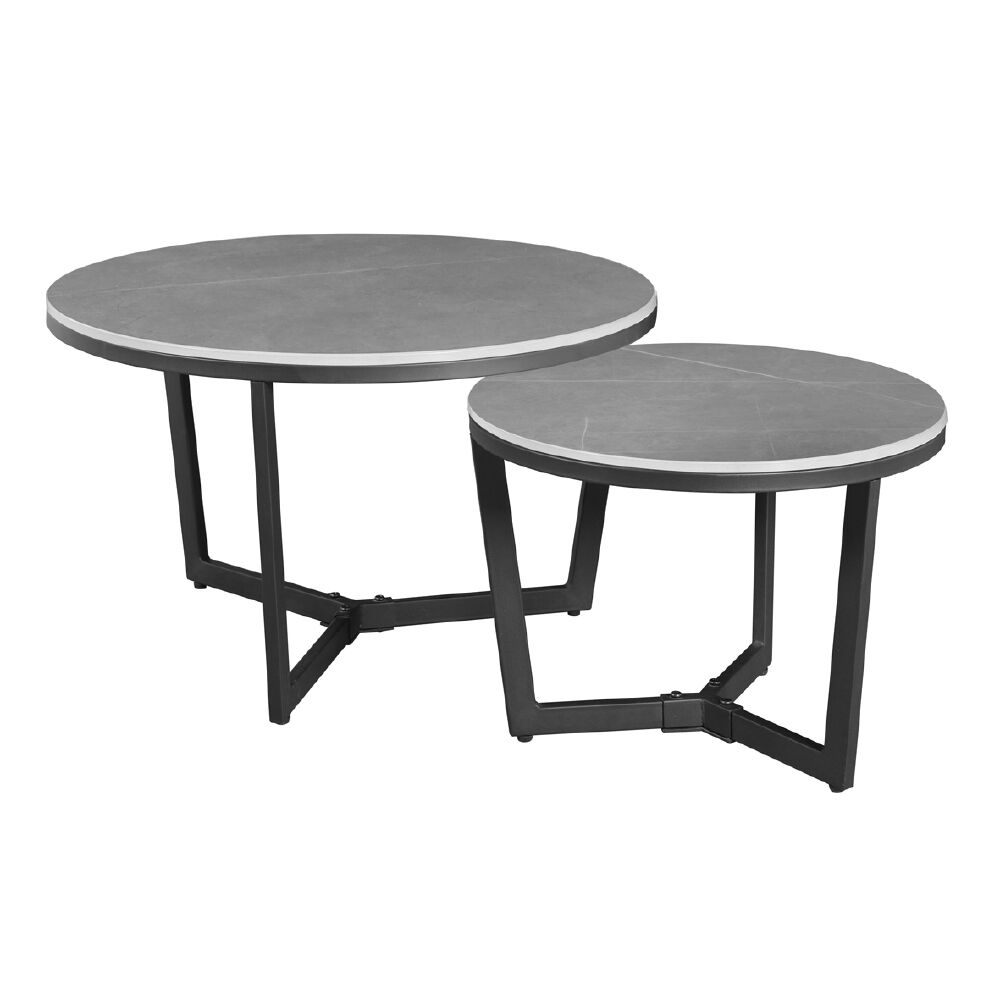Salontafel Skoommes Grijs Ø68,5 cm - Afbeelding 2