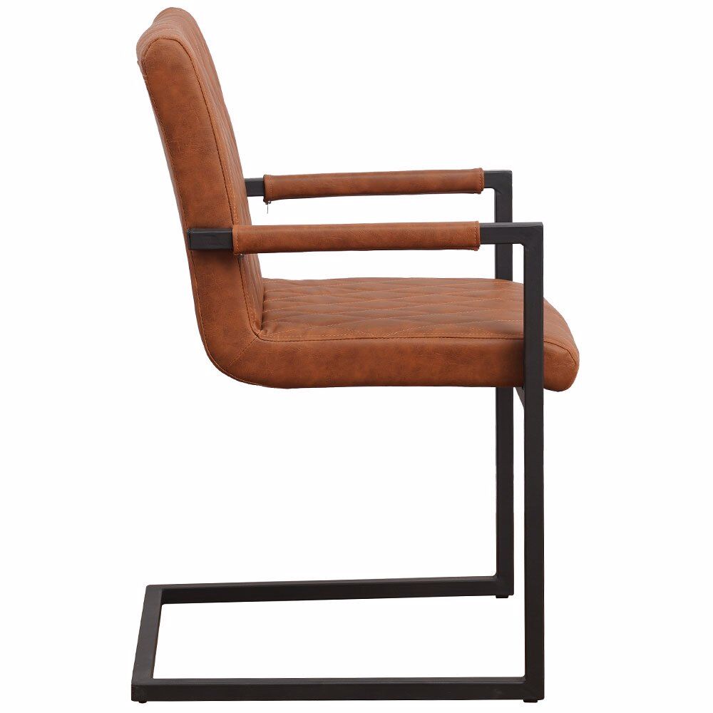 Stoel Jostira Cognac - Afbeelding 3
