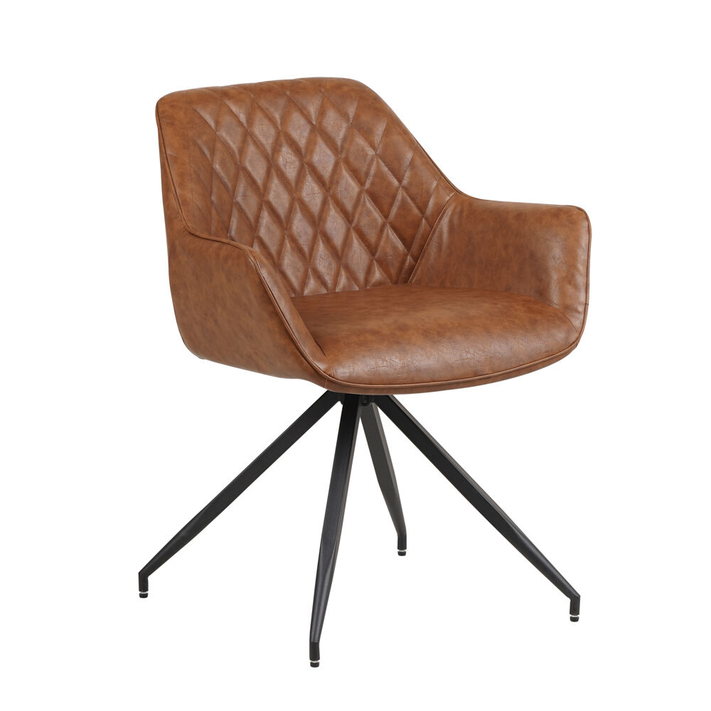 Stoel Sliernora Cognac