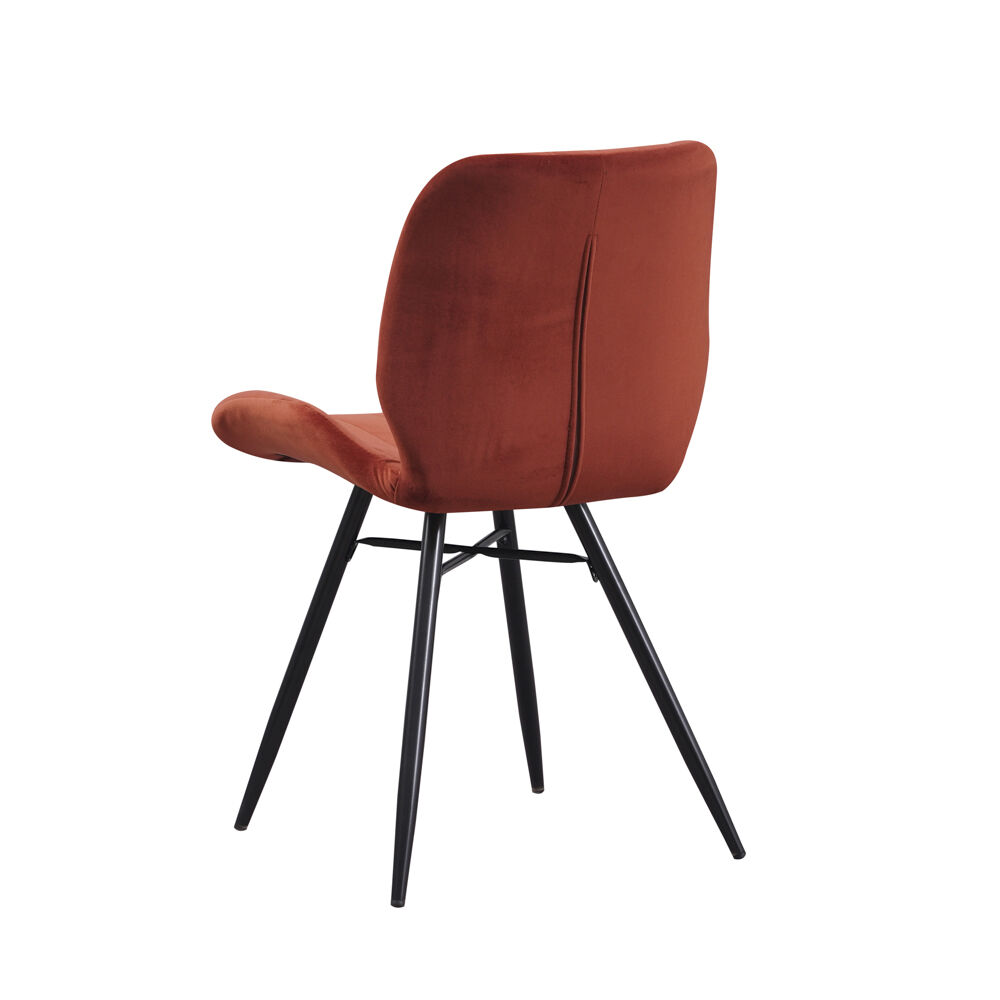 Stoel Narros Velvet Koper - Afbeelding 3