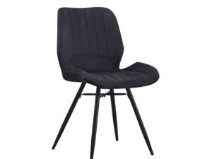 Stoel Rerine Velvet Zwart