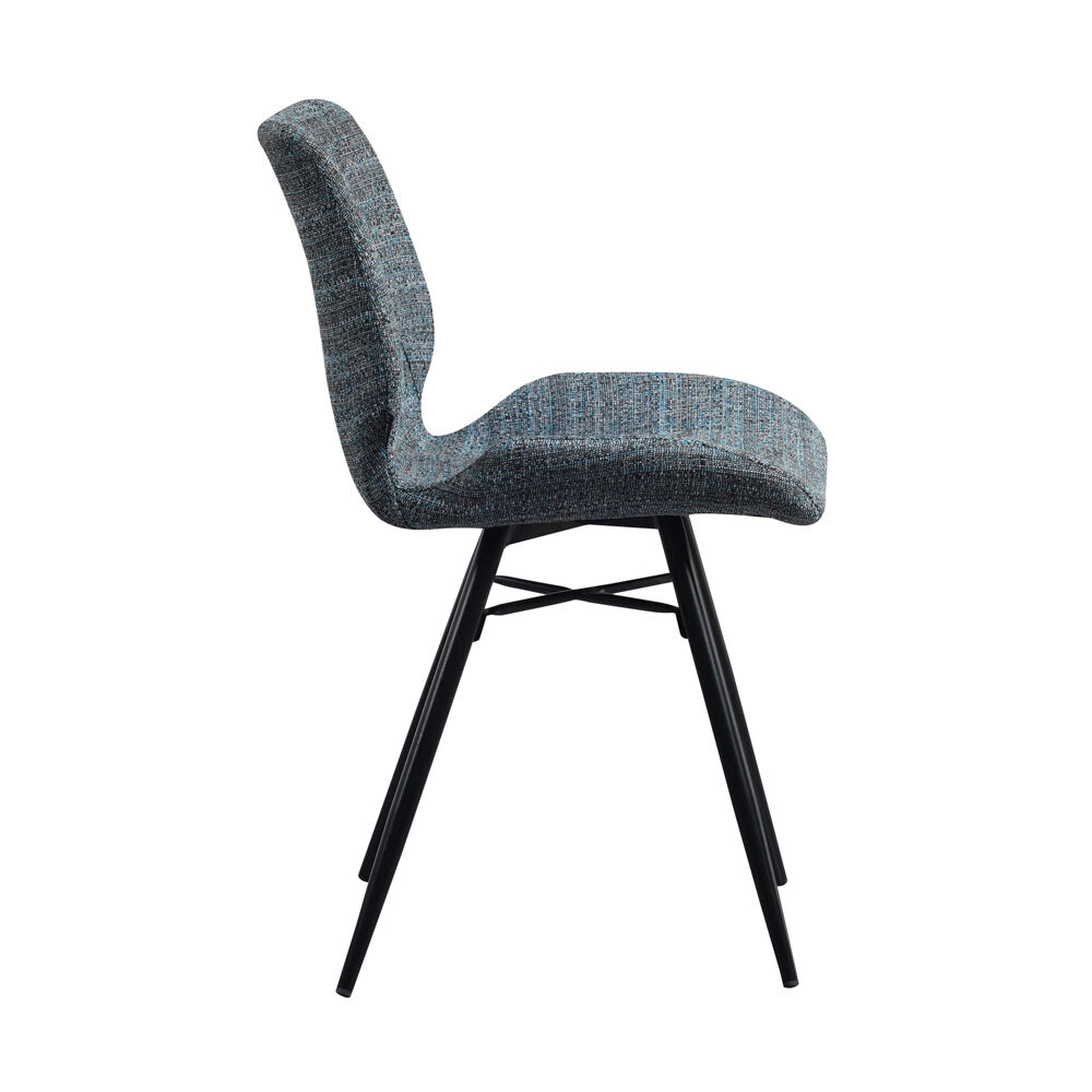 Stoel Bresine Chenille Blauw - Afbeelding 3